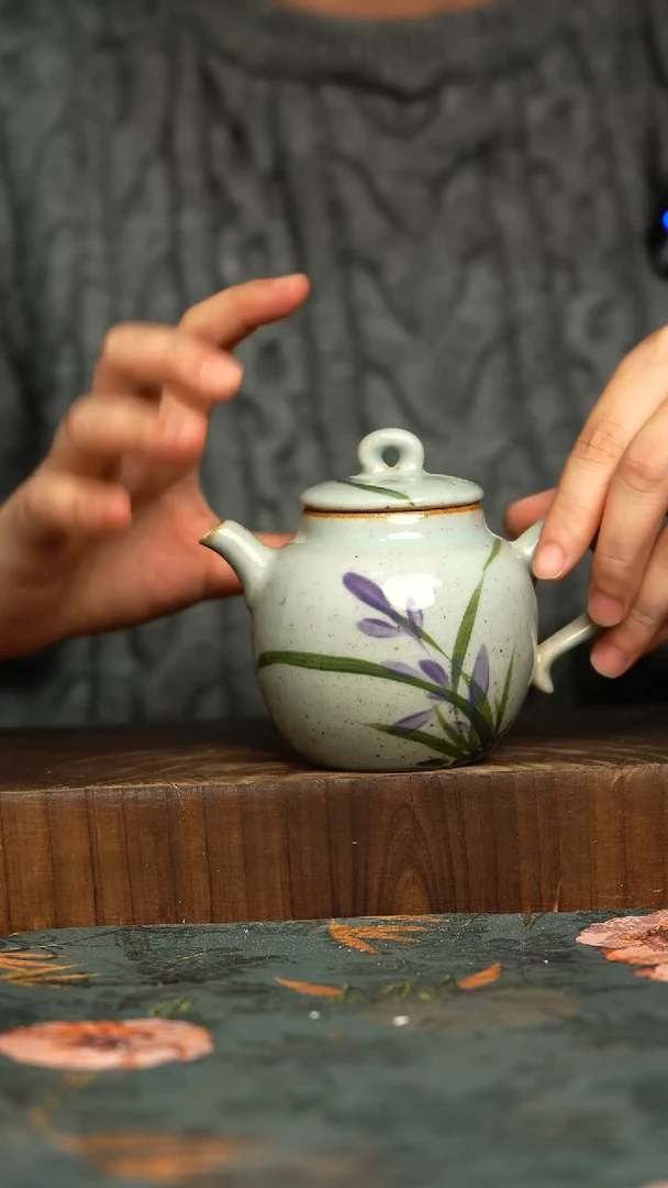 杯釉下彩手工手绘同款陶器