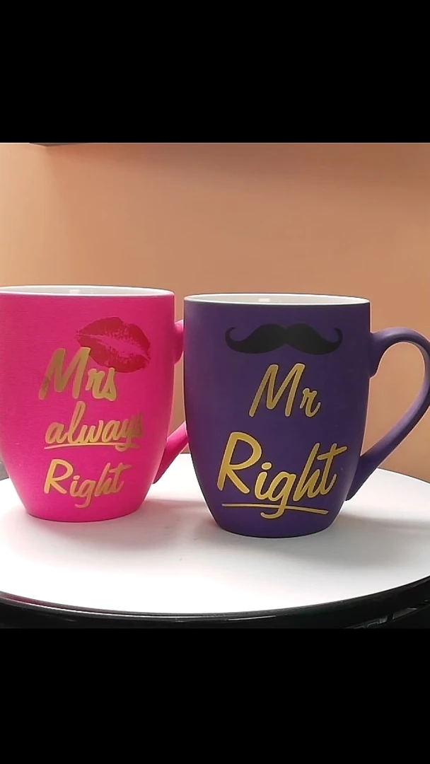 马克杯彩绘字母马克杯礼盒装