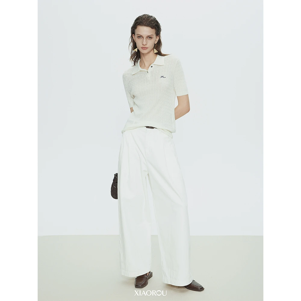 【可可专属】小柔YM328 Biella Yarn 黄金精纺羊毛clean fit 短袖