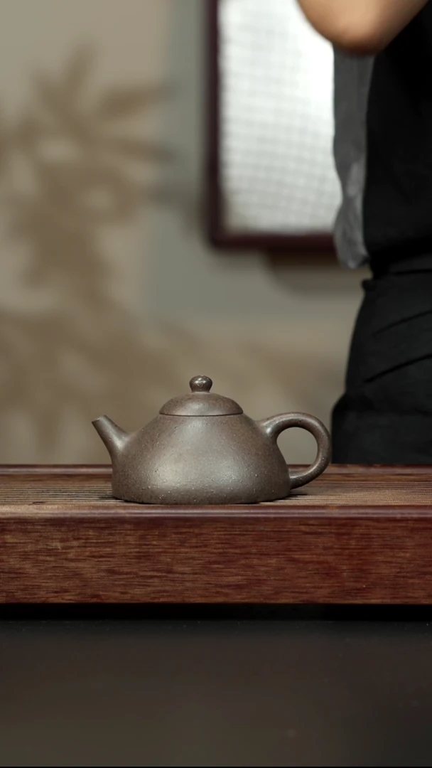 紫砂茶壶百年岩中泥 乳瓢
