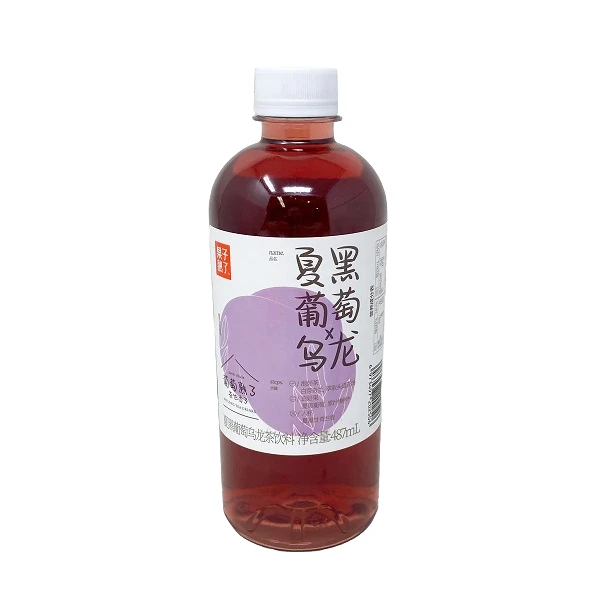果子熟了夏黑葡萄乌龙茶饮料葡萄味 487ml