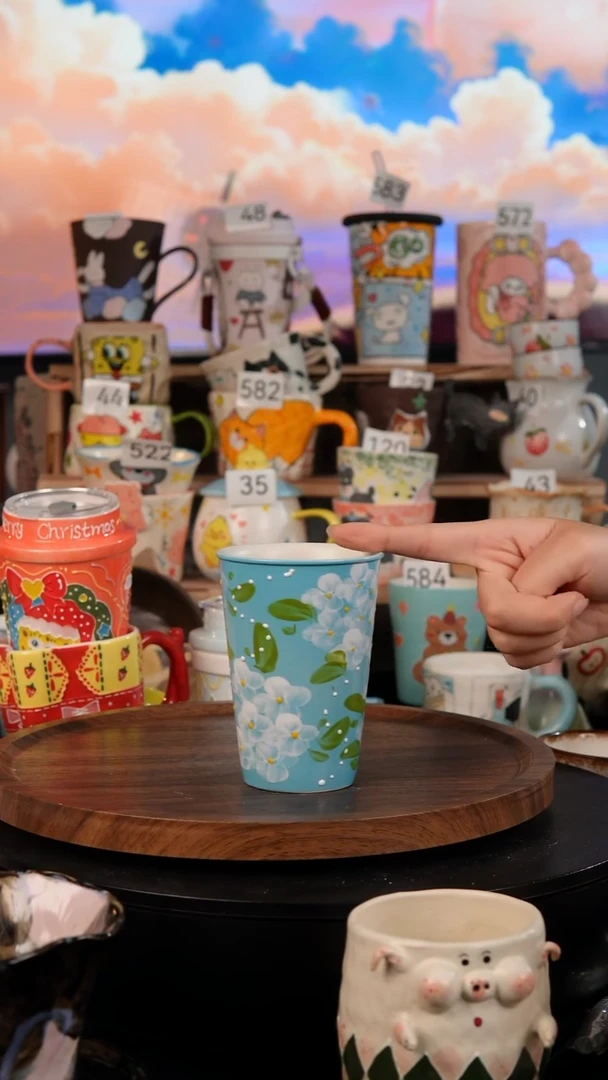 陶瓷双饮款景德镇手工陶瓷