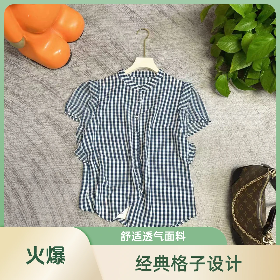 2025V v工作室新款 夏季新款高定衬衫时尚休闲女士—5031