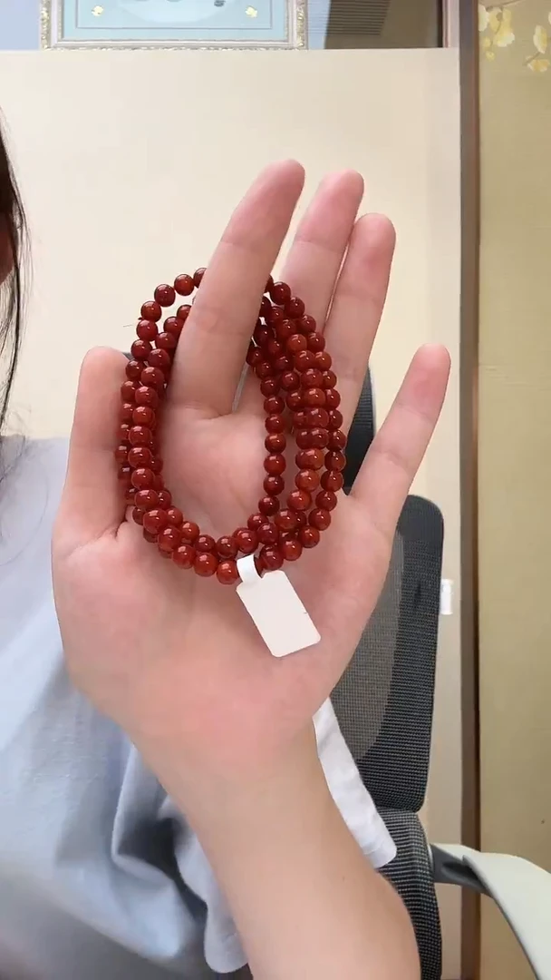 颈饰未镶嵌南红玛瑙项链