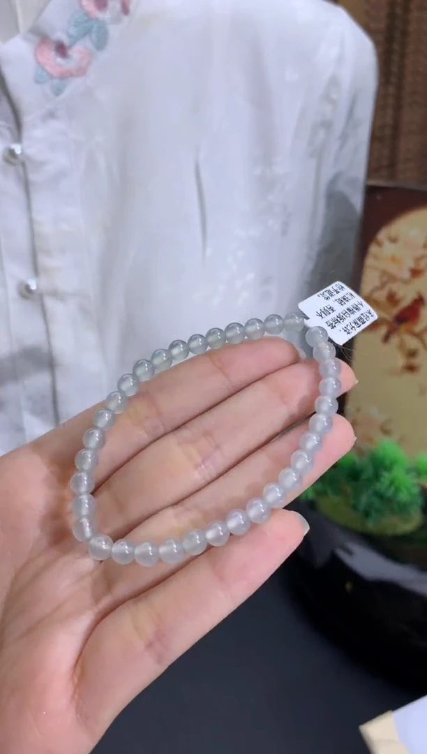 未镶嵌手串翡翠卡5mm