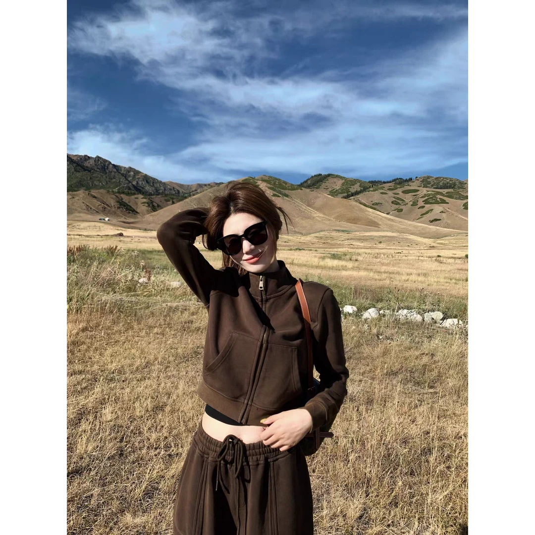 小君君布兰妮8/28新高级玩家2.0/AW高克立裁重工水洗卫衣套装