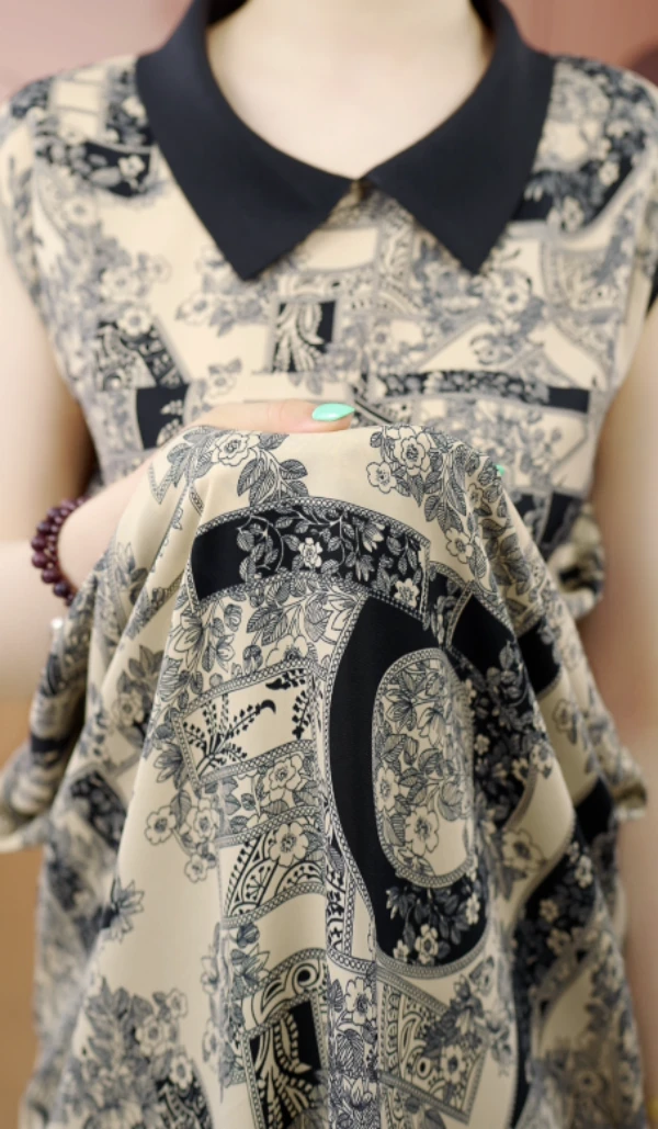 杭州专柜2025阔太太高端显瘦明月清风连衣裙ZF-Q019