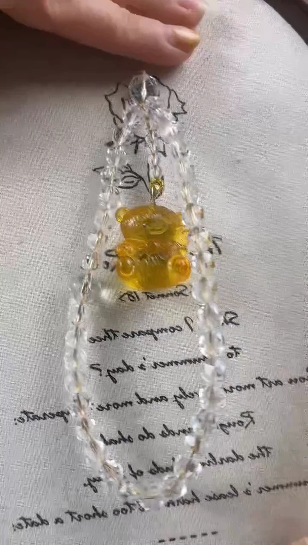 18K金镶嵌手链水晶天然手机链