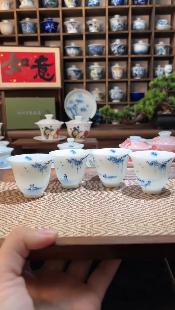 【闪购商品】手绘松下系列杯子4个