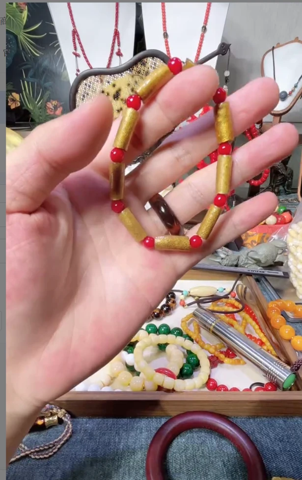 【专属链接】金丝海柳手串