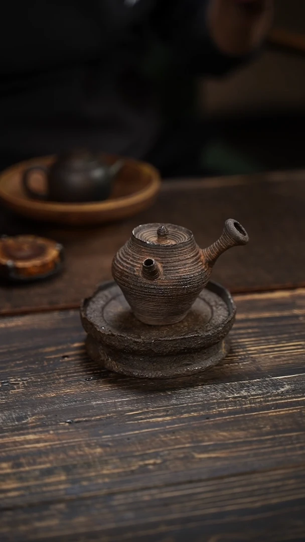 全手工制作 南蛮 侧把壶  120cc