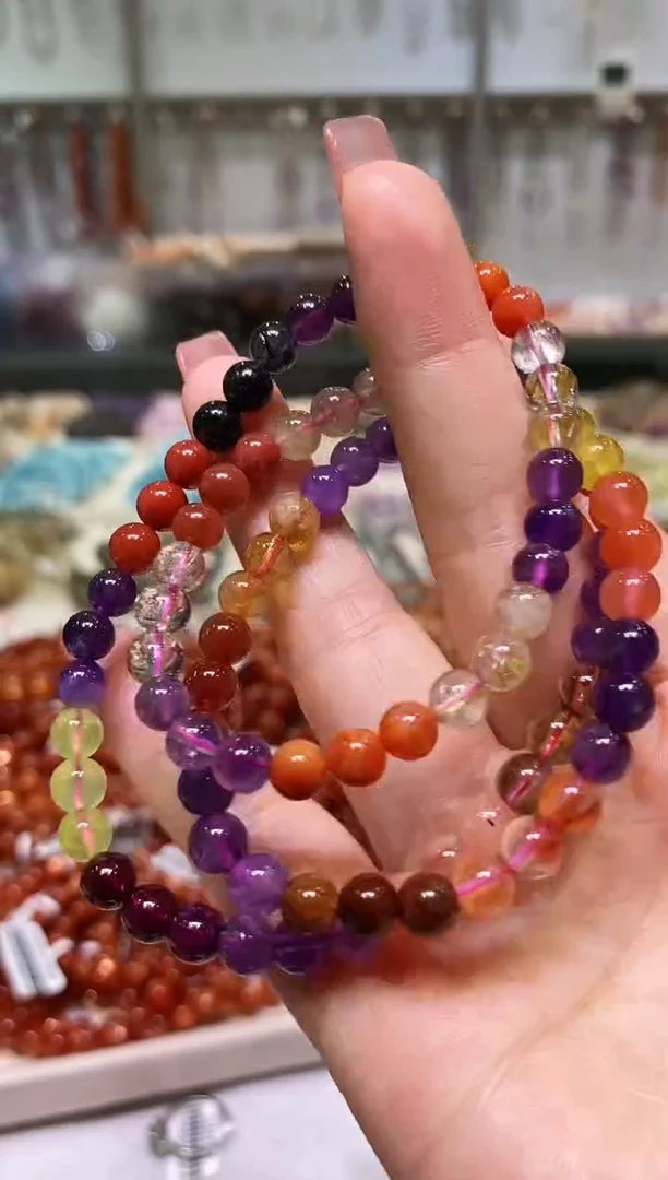 未镶嵌手链水晶多样性发其一多圈