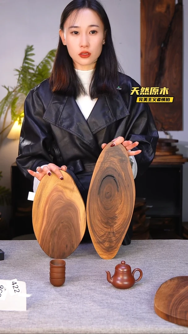 木北美黑胡桃原木.干裂疤结不属于商品质量问题完美主义者慎拍