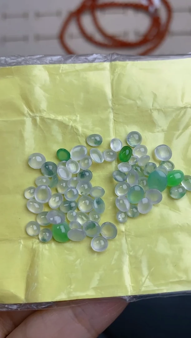 定制翡翠未镶嵌天然翡翠蛋面29