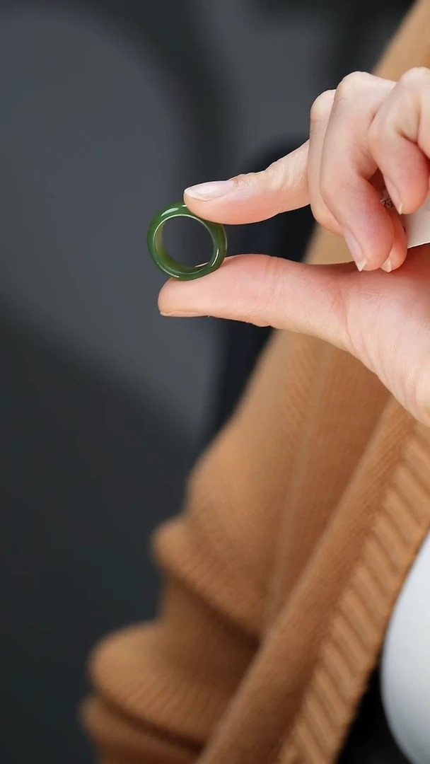 未镶嵌戒圈和田玉（碧玉）22