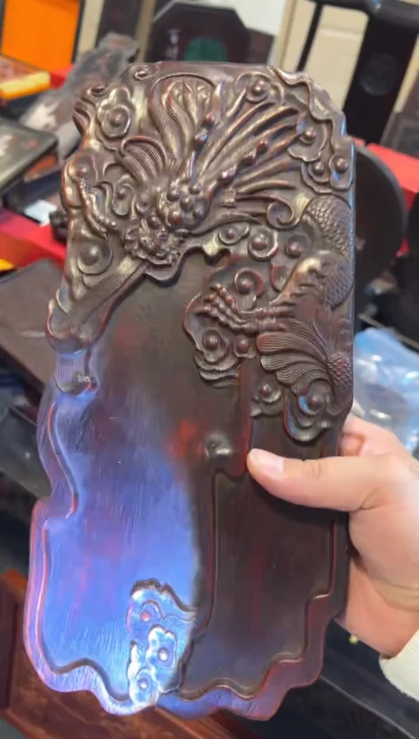非洲紫檀（红花梨）木雕款牌匾木器