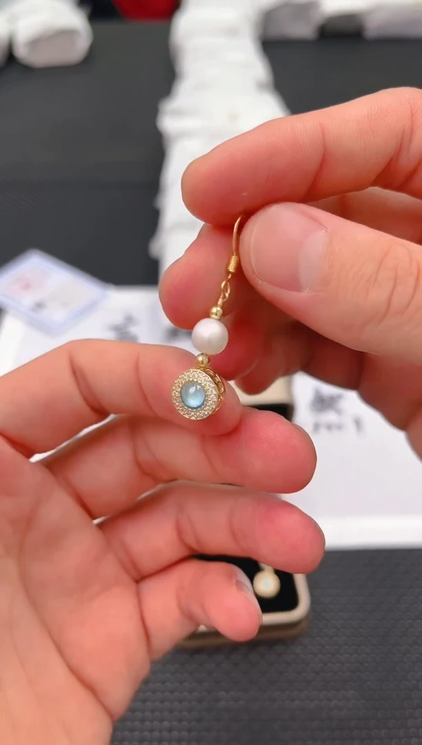 未镶嵌淡水珍珠耳饰ed1318