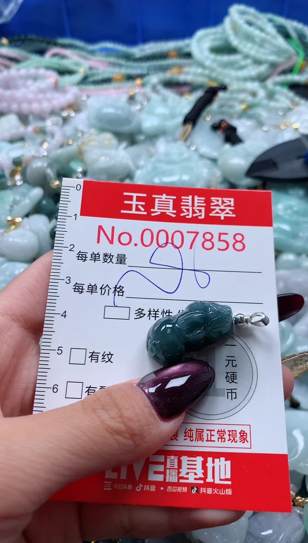 吊坠(不含链)未镶嵌翡翠7858