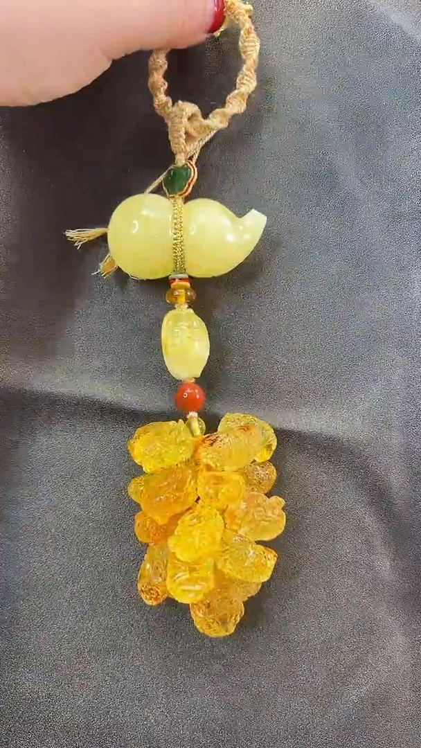 【闪购商品】琥珀颈饰未镶嵌吊坠