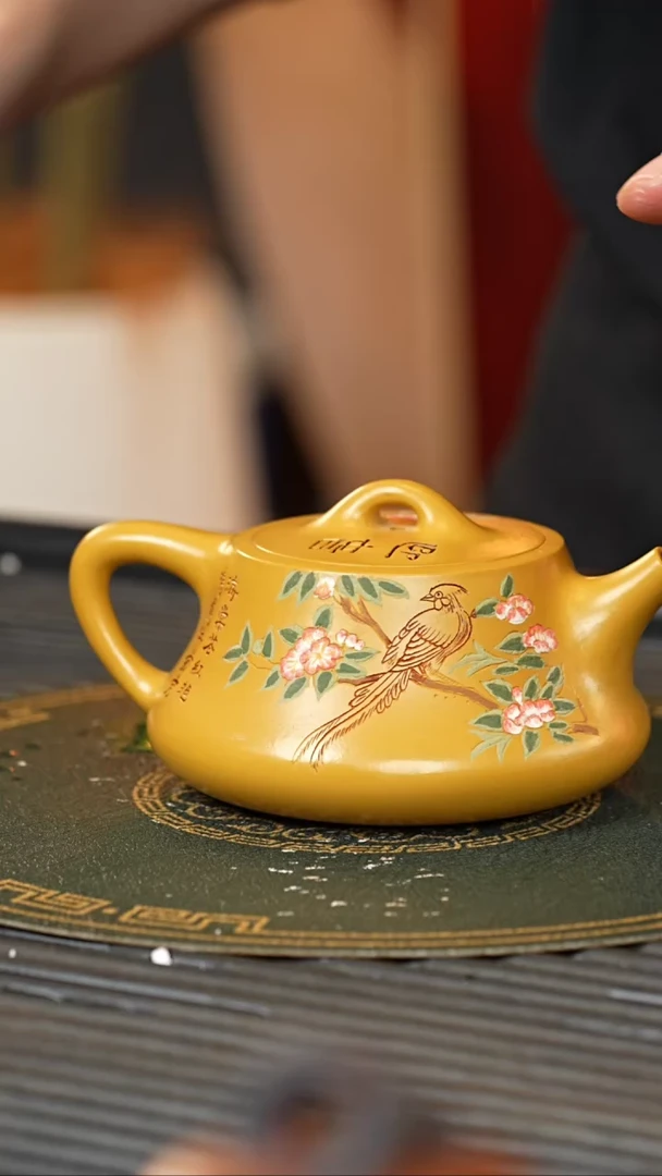 【闪购商品】紫砂茶壶WSH 芒果泥 柱础