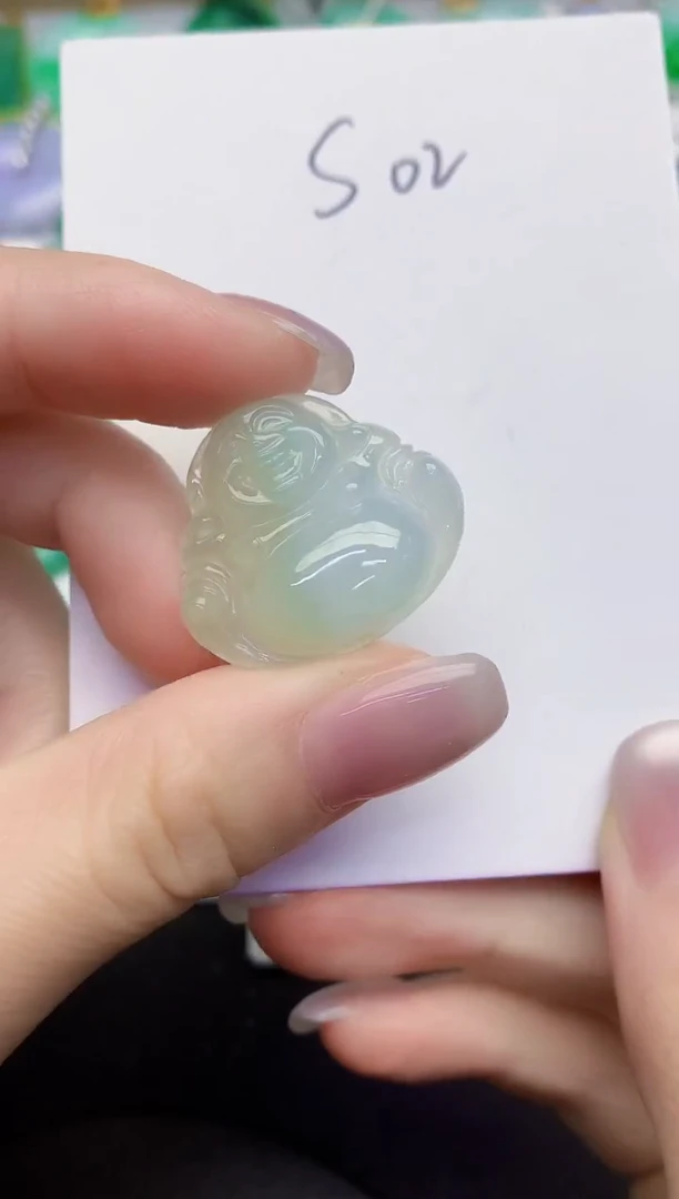 颈饰未镶嵌翡翠缅甸天然翡翠A货