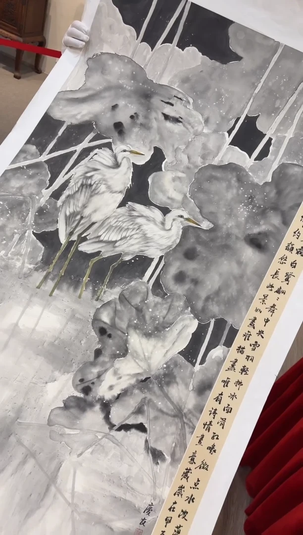 国画37赵隆轩美术馆李庆友老师作品