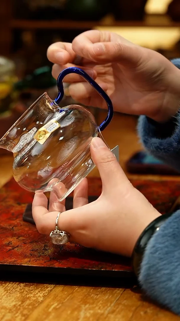 【闪购商品】禾器/熠然月牙款茶海/浅蓝色