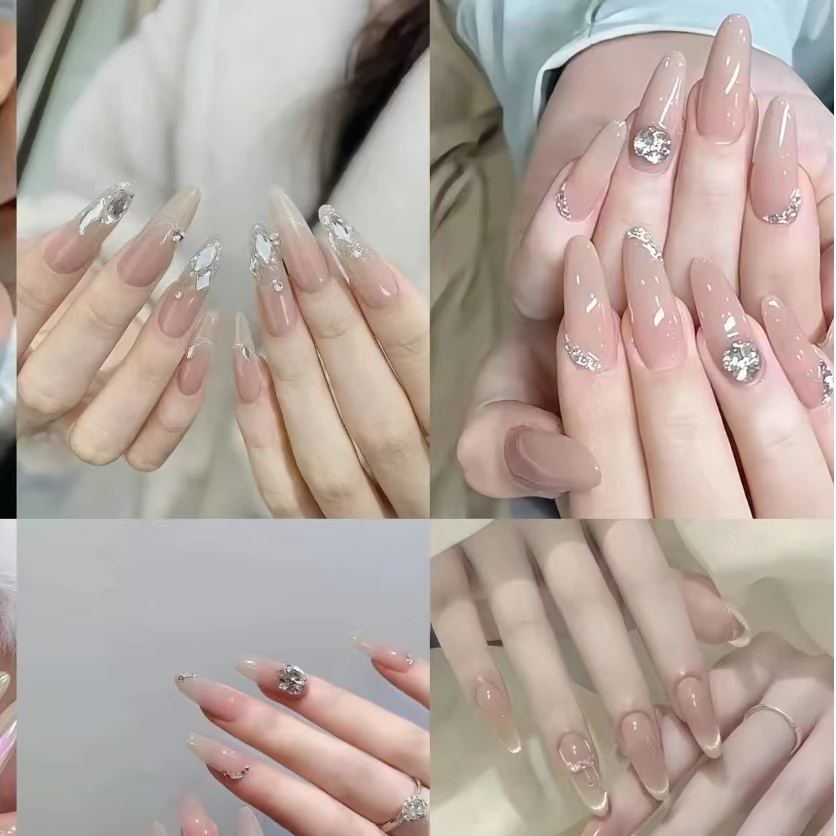 纯手工新款穿戴甲3~直播间选款~自主下单发盲盒穿戴甲气质短甲