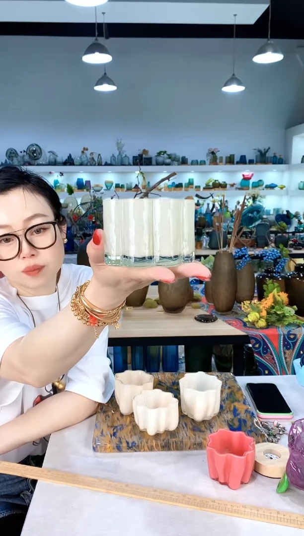 慕忆家手作琉璃花瓶