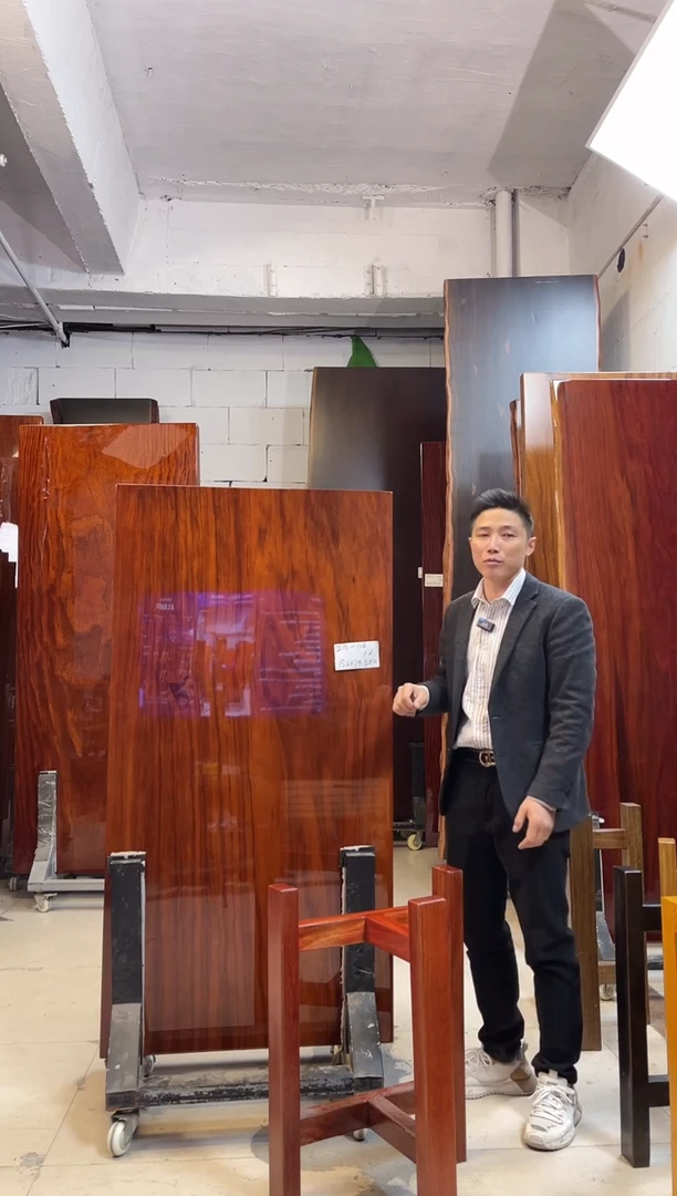 ZG-108刚果花梨152*79.5*10加红三角支架*2