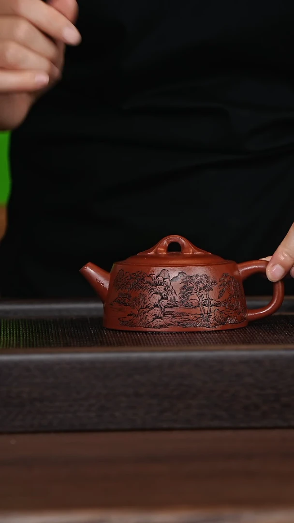 茶壶紫砂宜兴紫砂壶fjx54