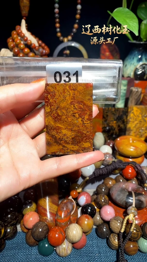 未镶嵌-硅化玉天然北票硅化玉吊坠