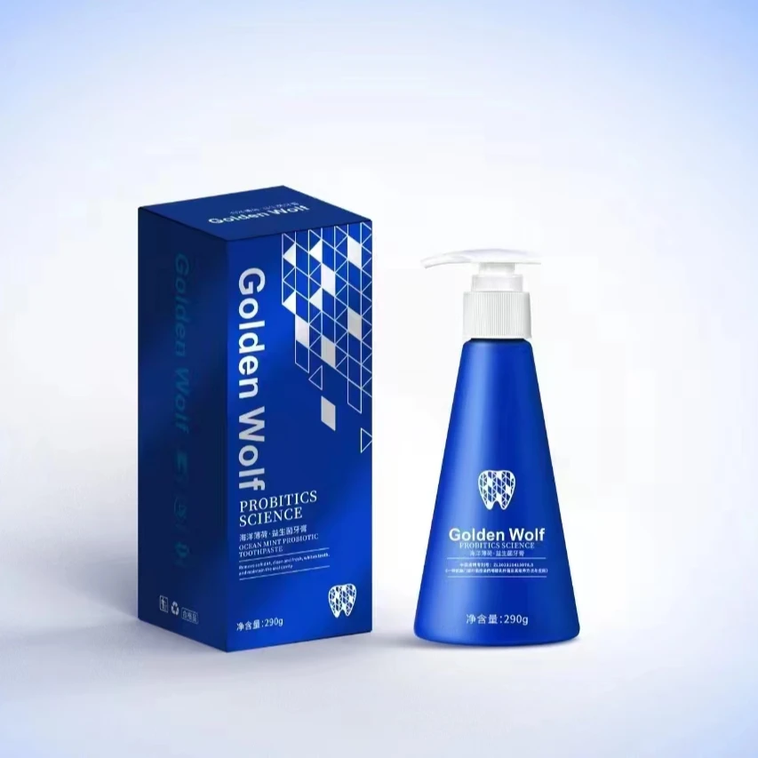 银离子益生菌大容量按压式牙膏