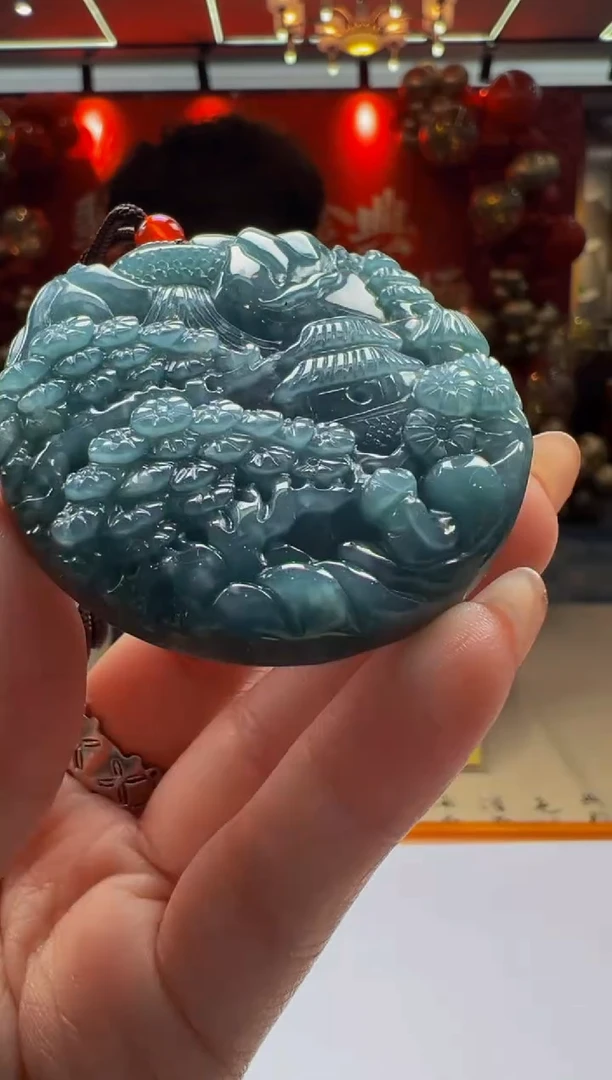 【闪购商品】翡翠颈饰未镶嵌Q2025-1-23-5