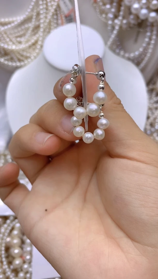 未镶嵌淡水珍珠1耳饰