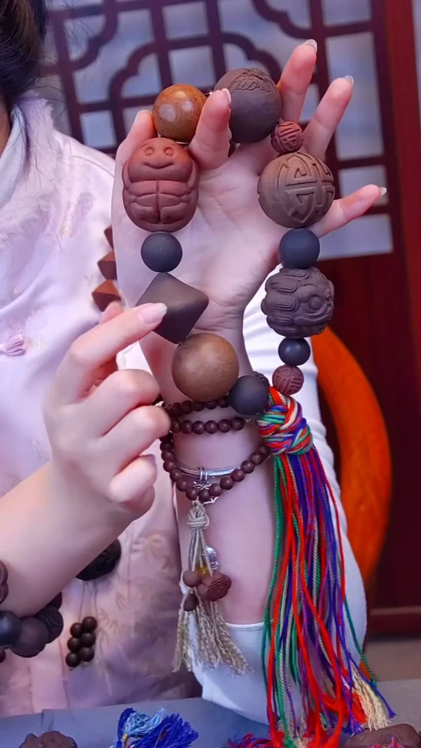 珠串木易留香多宝手持浮力微瑕款