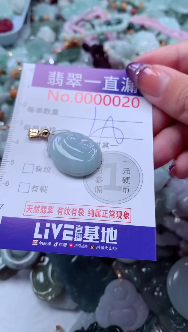 翡翠未镶嵌吊坠(不含链)20