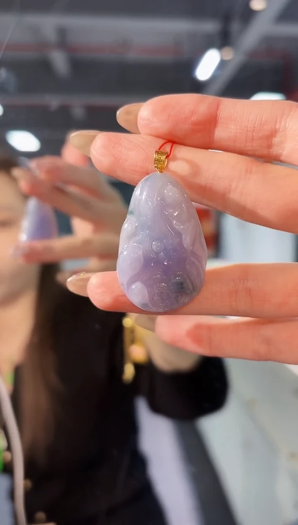 【闪购商品】翡翠颈饰18K金镶嵌缅料A货/支持复检/一件