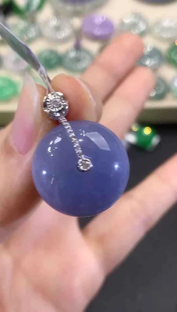 吊坠(不含链)未镶嵌翡翠B138 紫货有色差 多样性一件发货