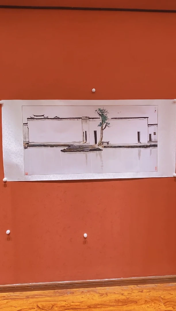 版画努***总吴冠中《双燕》复刻版画