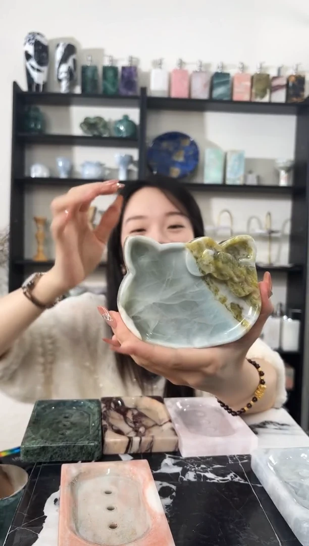 石材马尔代夫蓝小猫021