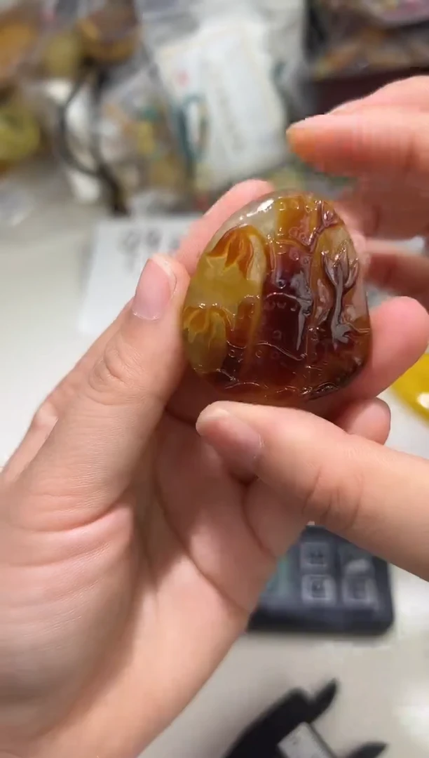 裸石琥珀未镶嵌琥珀蜜蜡吊坠