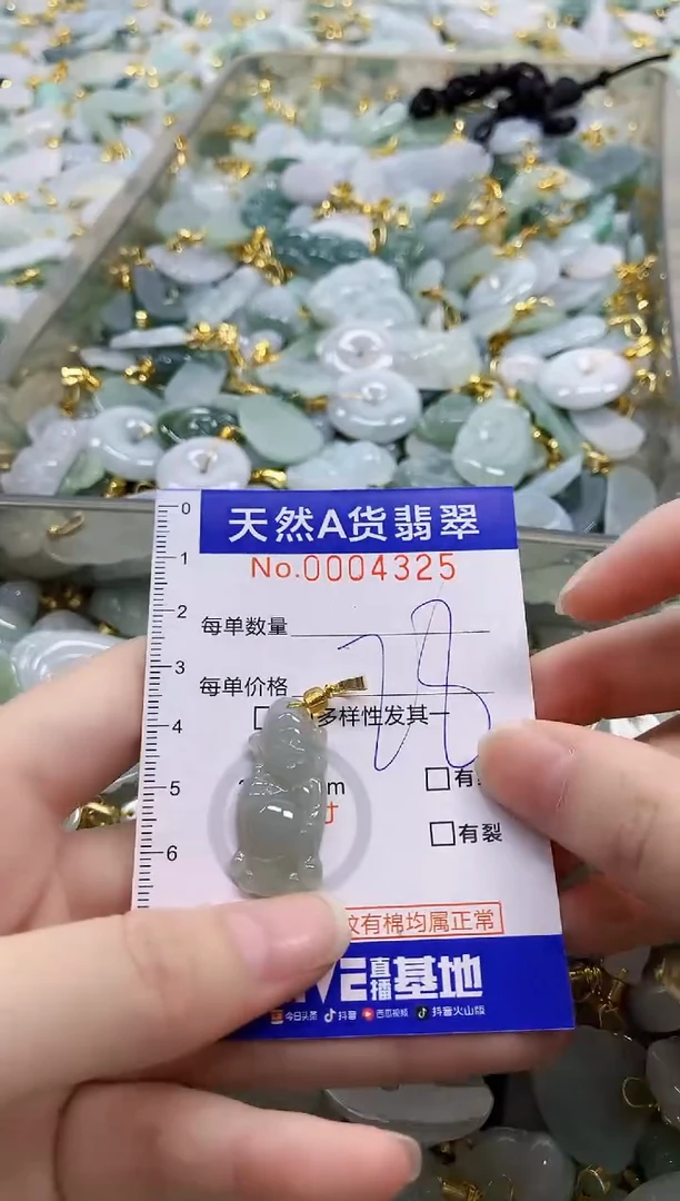 颈饰未镶嵌翡翠天然A货翡翠