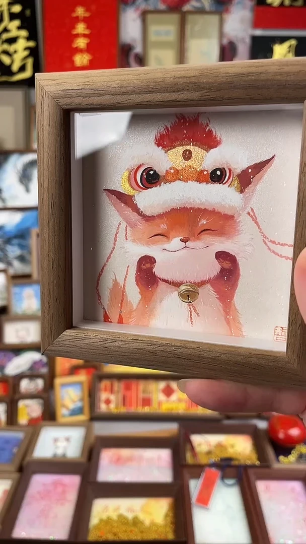 国画纯手绘书法绘画作品