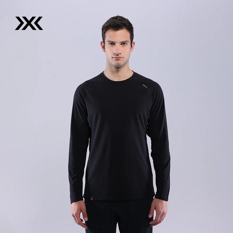 XBIONIC本能薄抓绒打底衫长袖T恤 户外运动透气轻柔弹力秋冬男款
