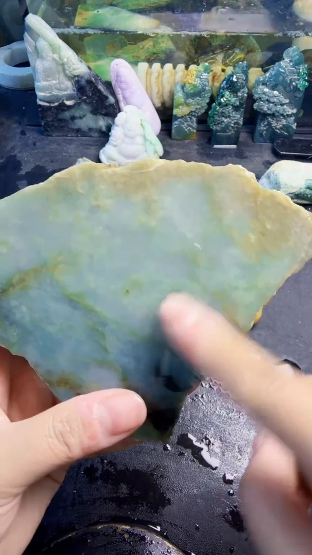 颈饰未镶嵌翡翠天然翡翠088