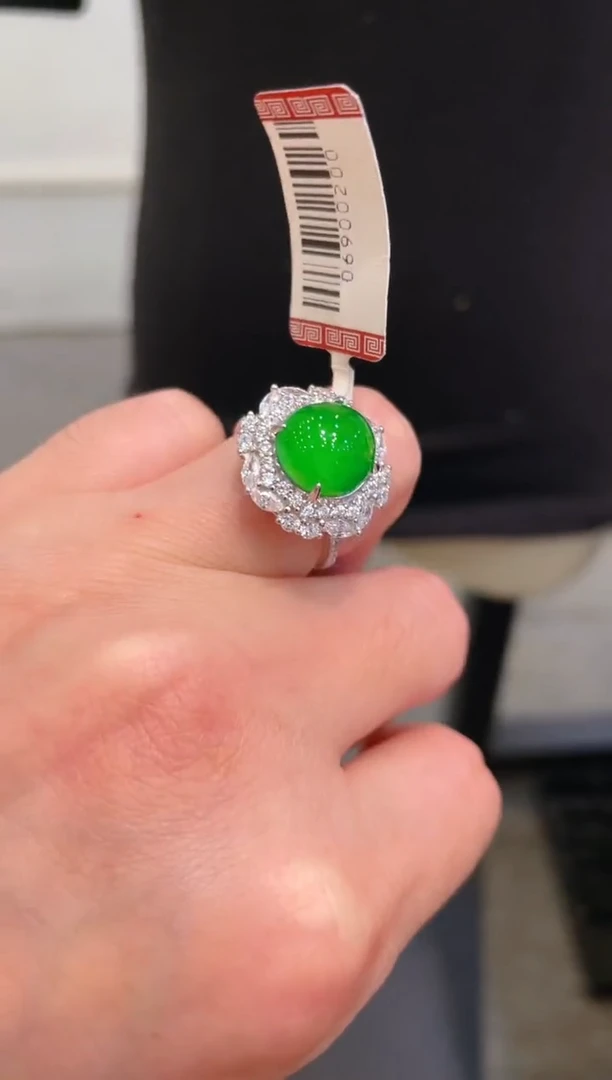 翡翠银S925镶嵌颈饰翡翠1