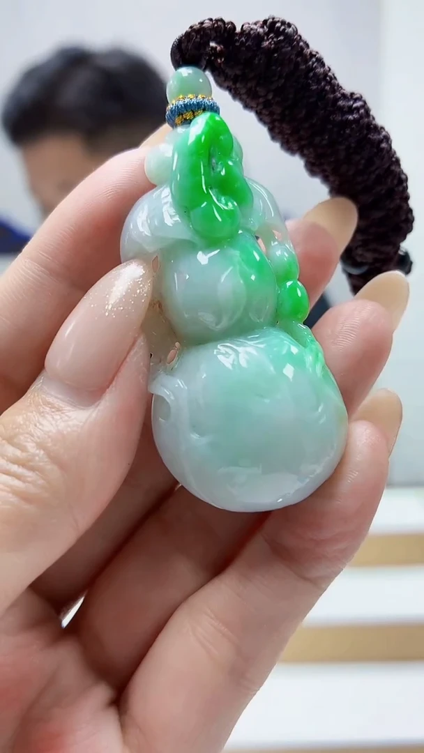 未镶嵌定制翡翠4917MM-毛货挂件66