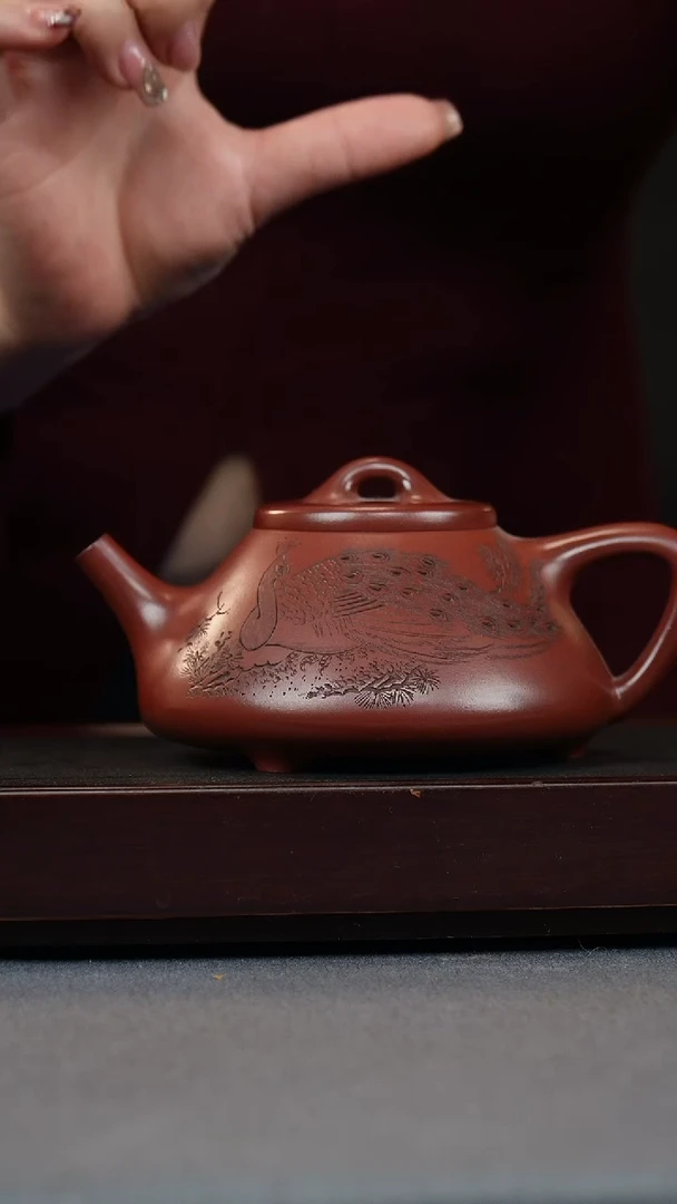 【闪购商品】紫砂茶壶龙血砂 石瓢
