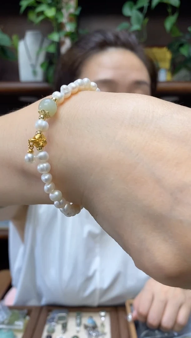 淡水珍珠未镶嵌颈饰多样性发货其中发一